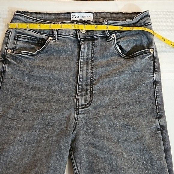 Zara Gray sun washed jeans size 26 X 29 - Picture 8 of 10
